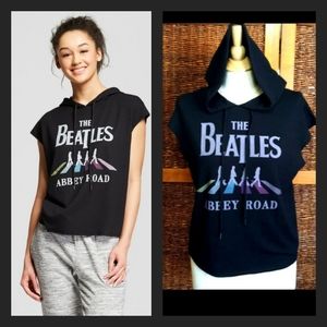 Beatles Abbey Road Short Sleeve Hooded Top